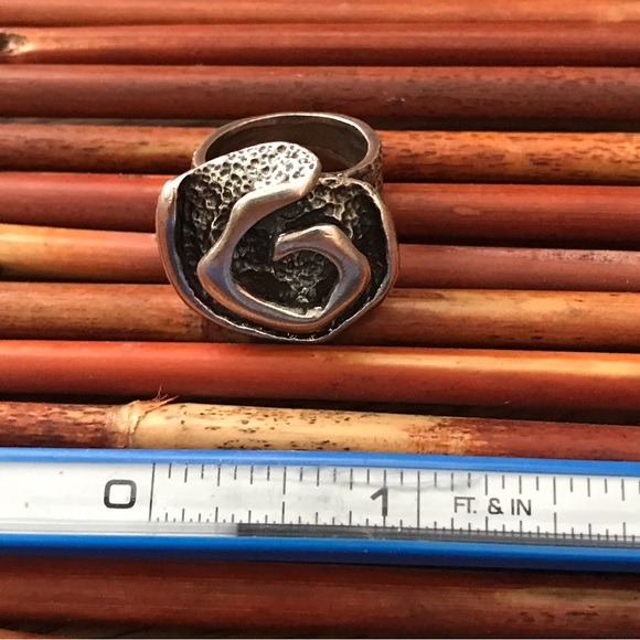Silpada Rare Oxidized Sterling Silver Ring 
Size  7 - Picture 5 of 7